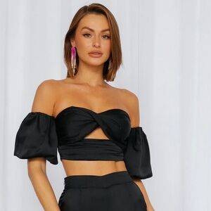 Runaway the Label SERENA TOP BLACK